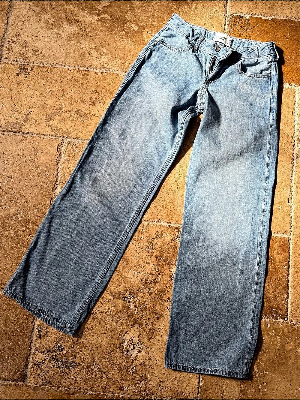 Abercrombie & Fitch Two Rise & Bootcut Jeans Blue Size 9/10